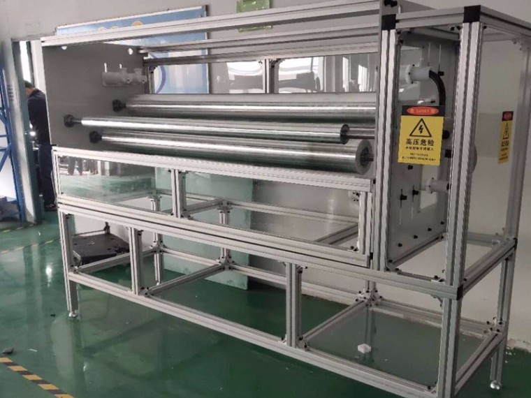 存放熔噴布使用哪種材料的倉(cāng)儲(chǔ)貨架？澳宏提供全套鋁型材貨架方案！