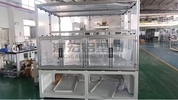 包裝產(chǎn)線卡料、粉塵超標？看食品廠如何用鋁型材防護罩破局