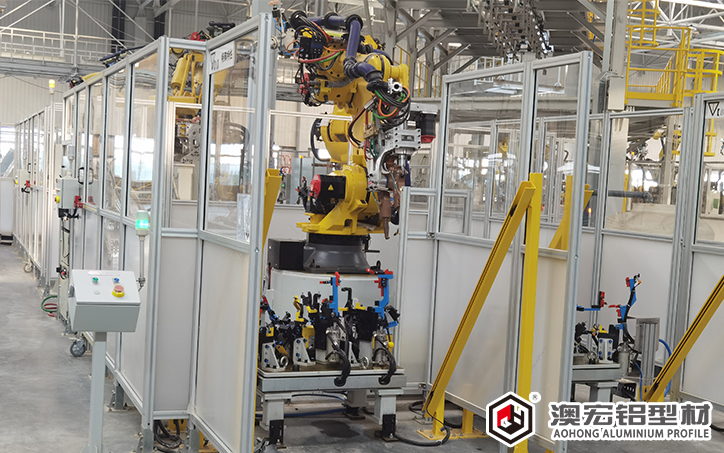 車(chē)間隔斷鋁型材支架